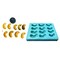 12pc Cashews Silicone Mold| Realistic Peanuts| Food Shaped Mold| Candle| Soap | Embeds. Mold for wax| resin|Cla